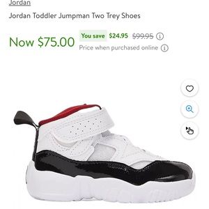 Jordan Toddler Jumpman Two Trey shoes 5C toddler